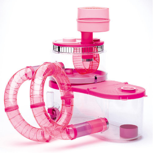 plastic syrian hamster cage